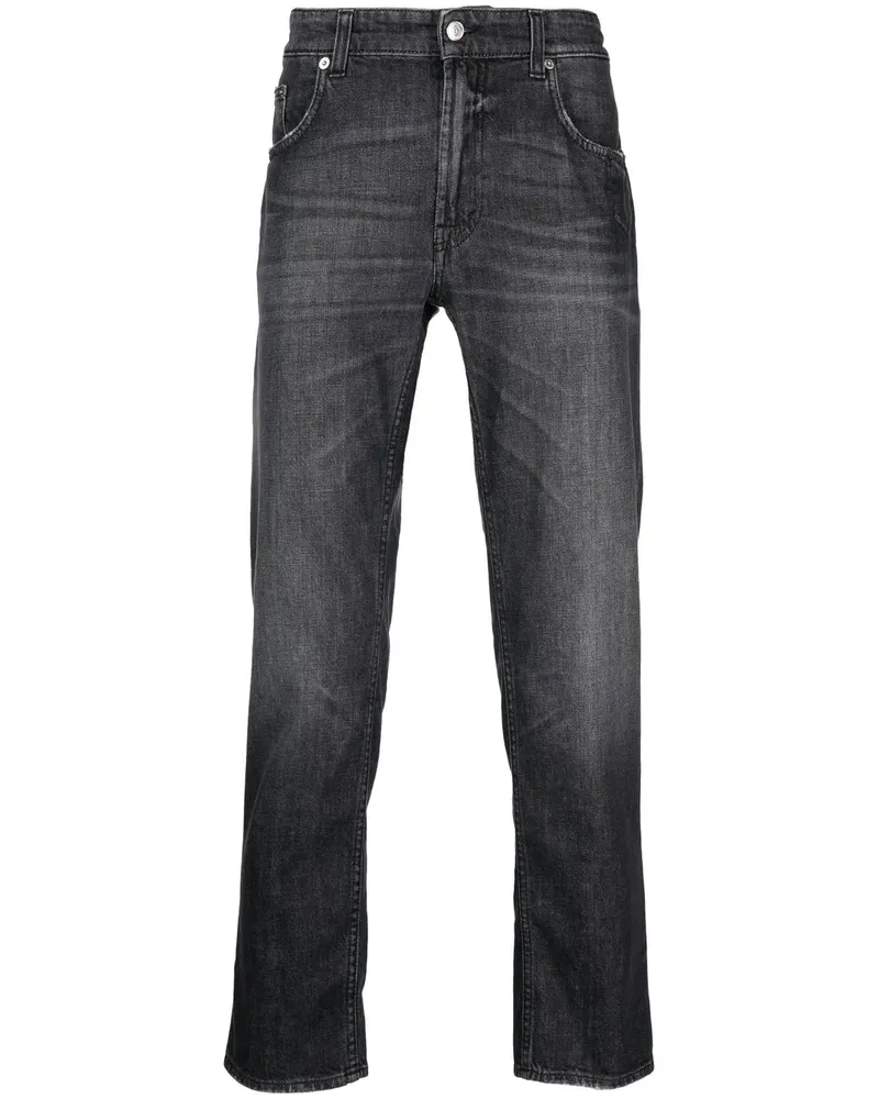 Department 5 Klassische Straight-Leg-Jeans - Schwarz Schwarz