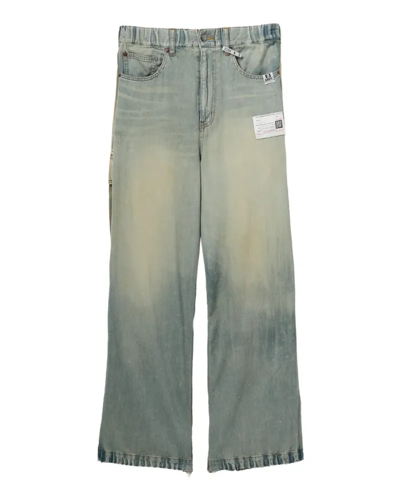 MIHARAYASUHIRO Hose mit Kontrasteinsätzen - Blau Blau