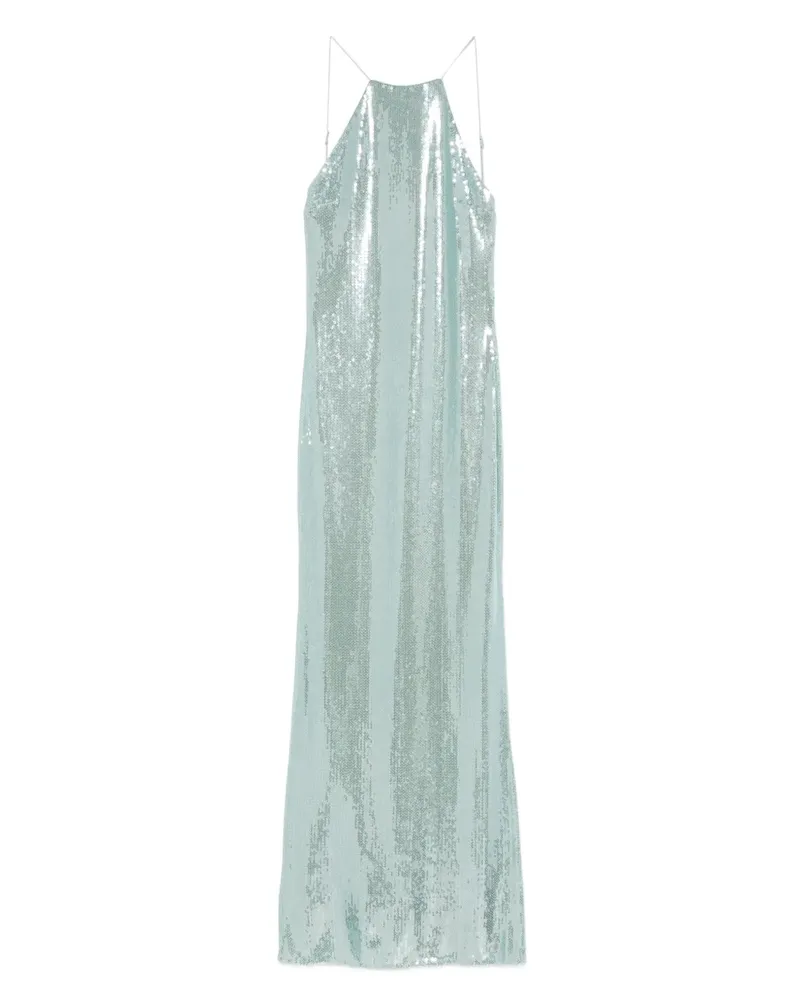 Patrizia Pepe Kleid mit Pailletten - Blau Blau