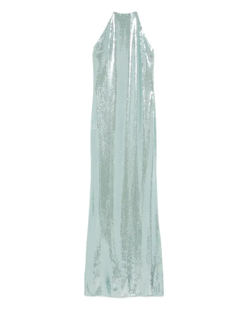 Patrizia Pepe sequinned spaghetti-strap dress - Blau Blau