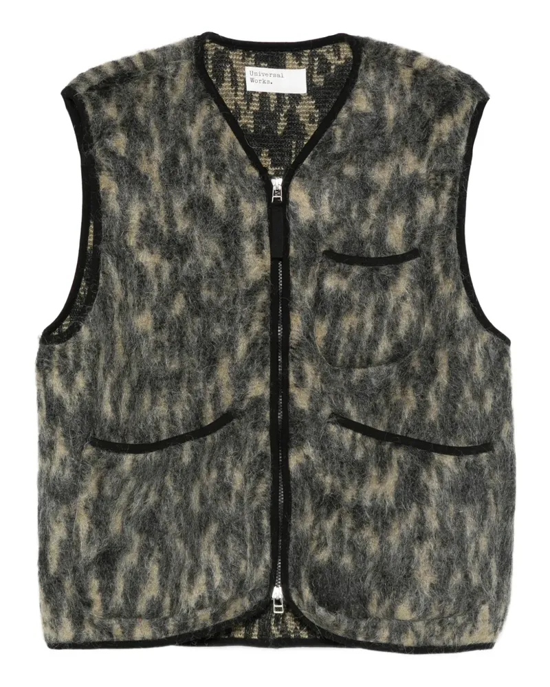 Universal Works Jacke mit Reißverschluss - Grün Grün