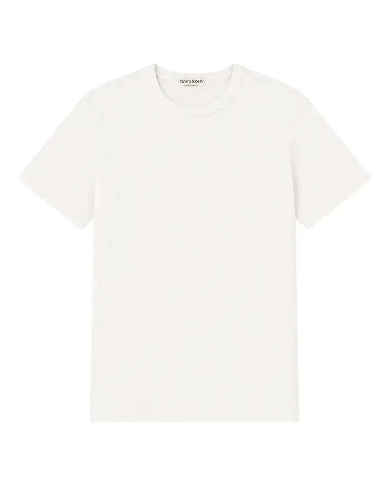 J.W.Anderson T-Shirt mit Logo-Stickerei - Weiß Weiß