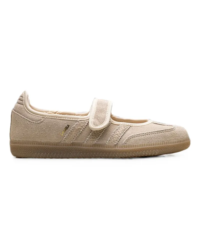 adidas Samba Jane touch-strap ballet flats - Nude Nude