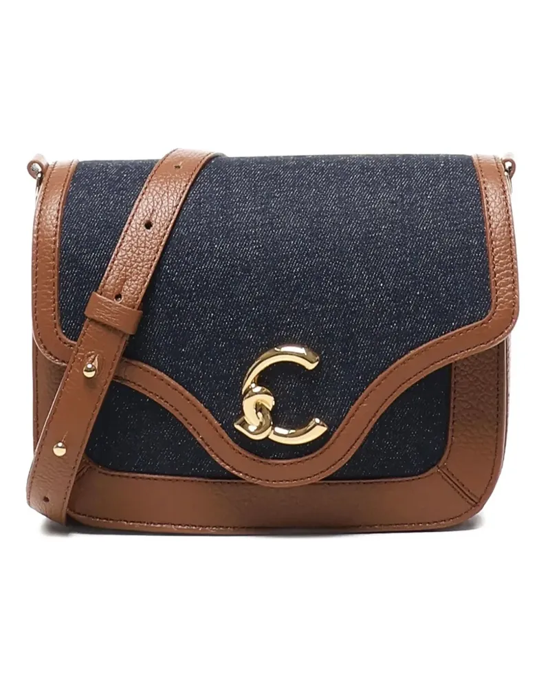 Coccinelle Schultertasche aus Denim - Blau Blau
