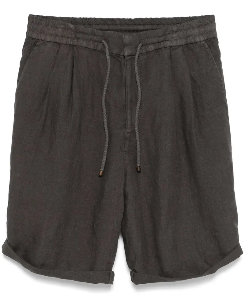 Brunello Cucinelli Shorts aus Leinen - Braun Braun