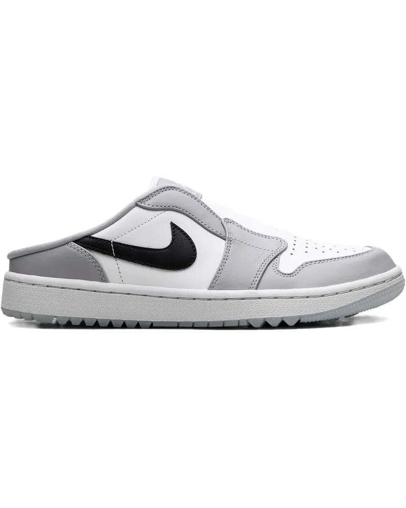 Jordan Air  1 Low Golf "Wolf Grey/Sail/Foton Dust/Black" Pantoletten - Grau Grau