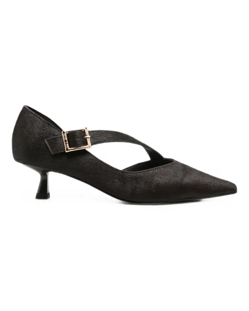 Bibi Lou Spitze Pumps mit Schnallenverschluss - Schwarz Schwarz