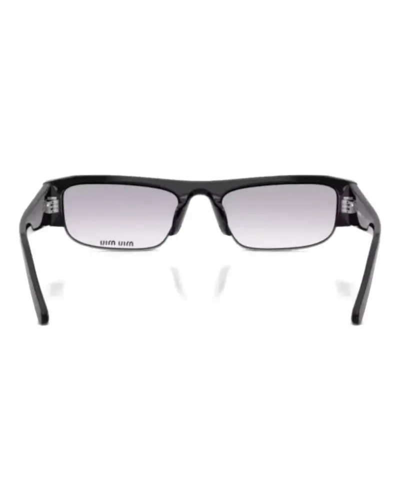 Miu Miu B07S rectangle-frame sunglasses - Schwarz Schwarz