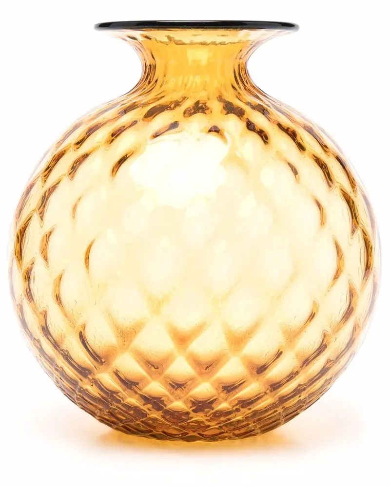 Venini Monofiori Balloton Vase - Gelb Gelb