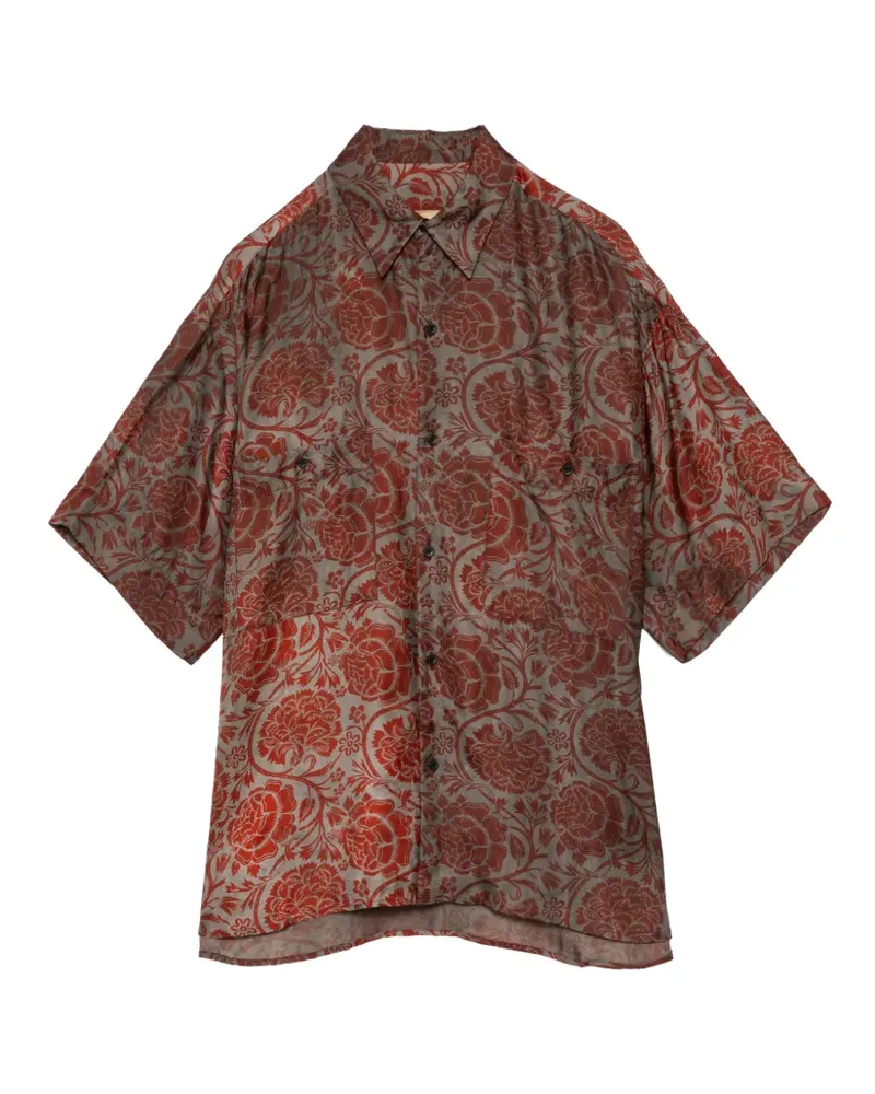 Uma Wang Teorya' Hemd - Rot Rot
