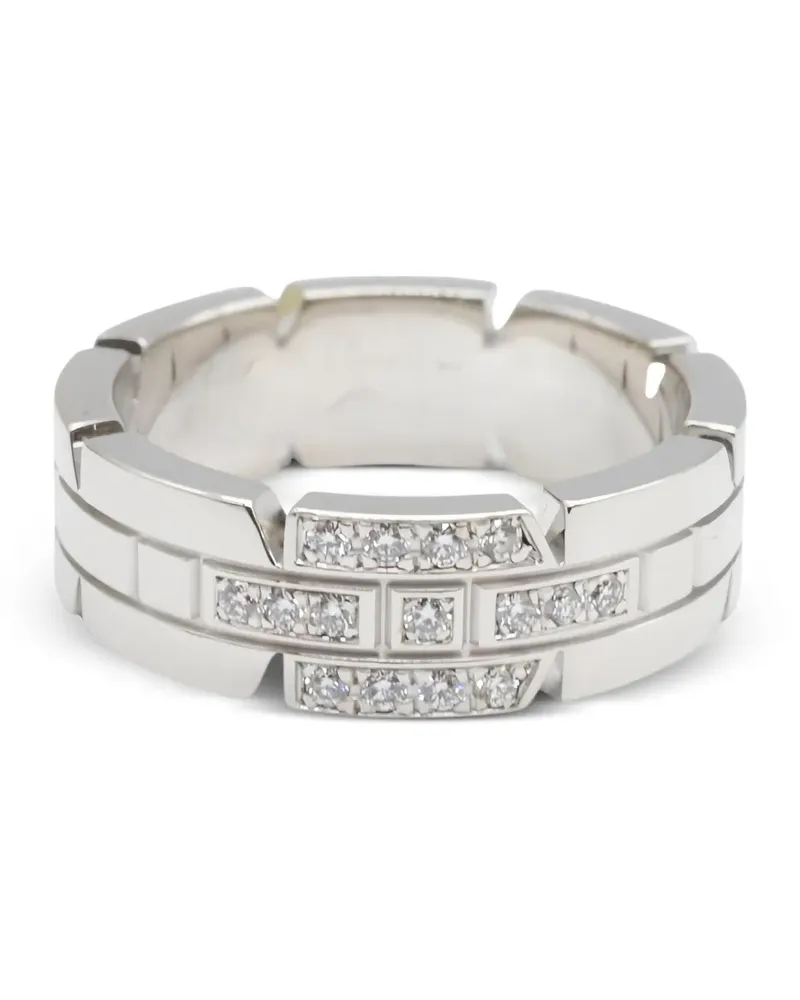 Cartier Tank Française diamond white-gold ring - Silber Silber