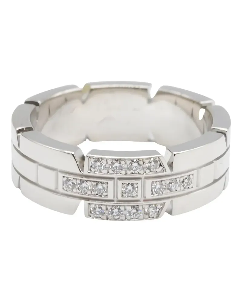 Cartier Tank Française diamond white-gold ring - Silber Silber