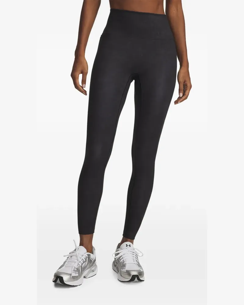 Under Armour Meridian suede-effect leggings - Schwarz Schwarz