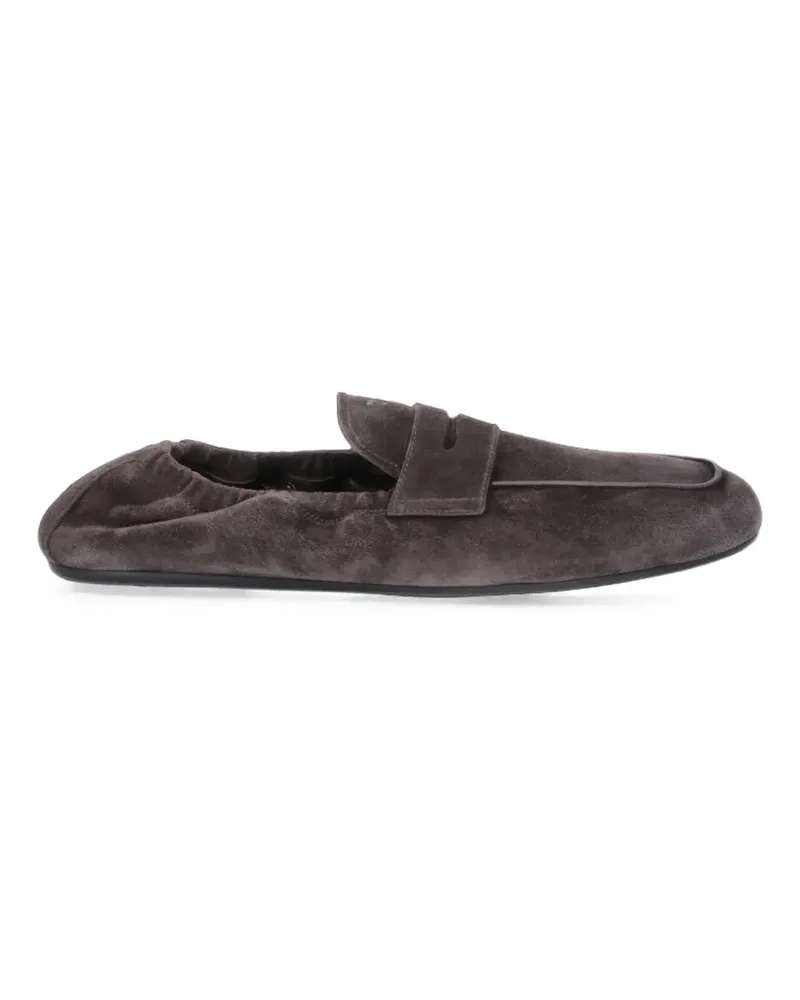 Prada logo-print loafers - Braun Braun