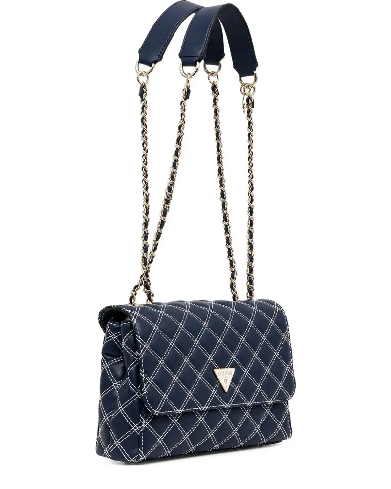 Guess Gesteppte Schultertasche - Blau Blau