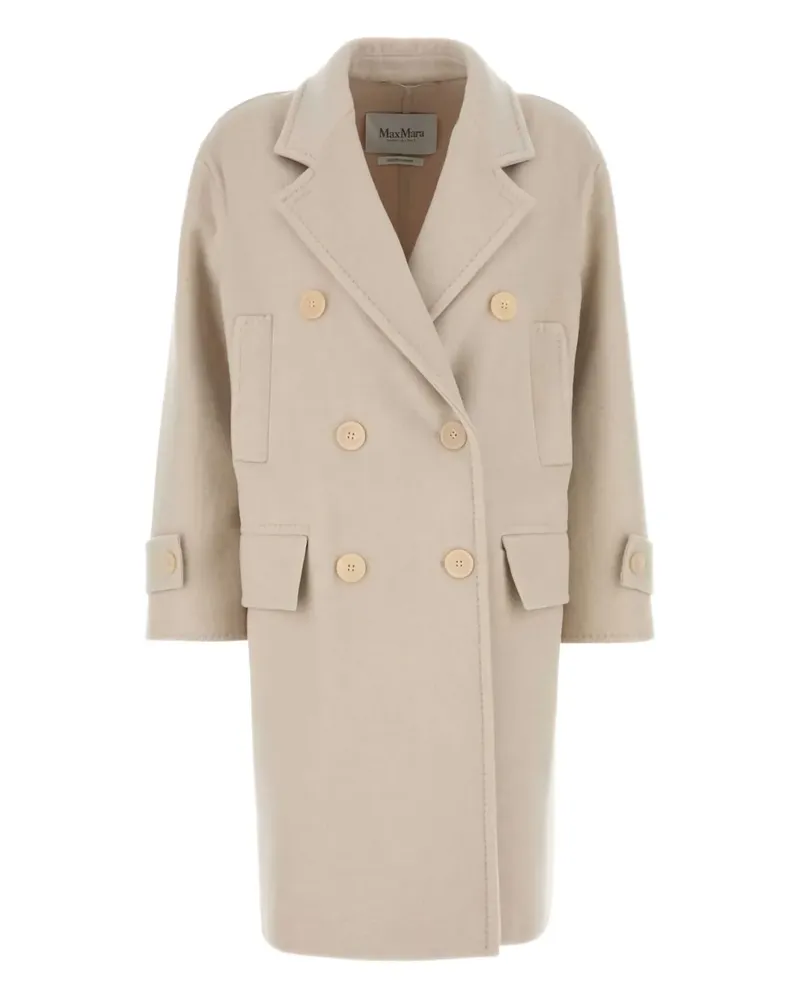 Max Mara Nogara Mantel - Nude Nude