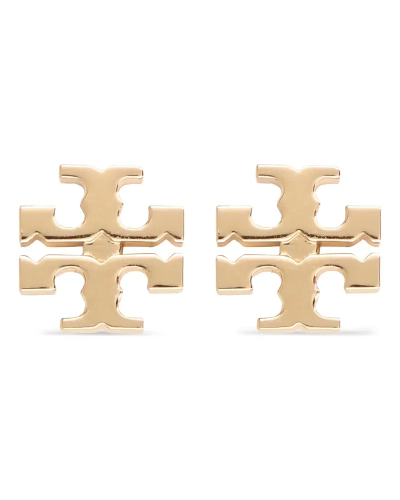 Tory Burch Ohrstecker mit Logo - Gold Gold