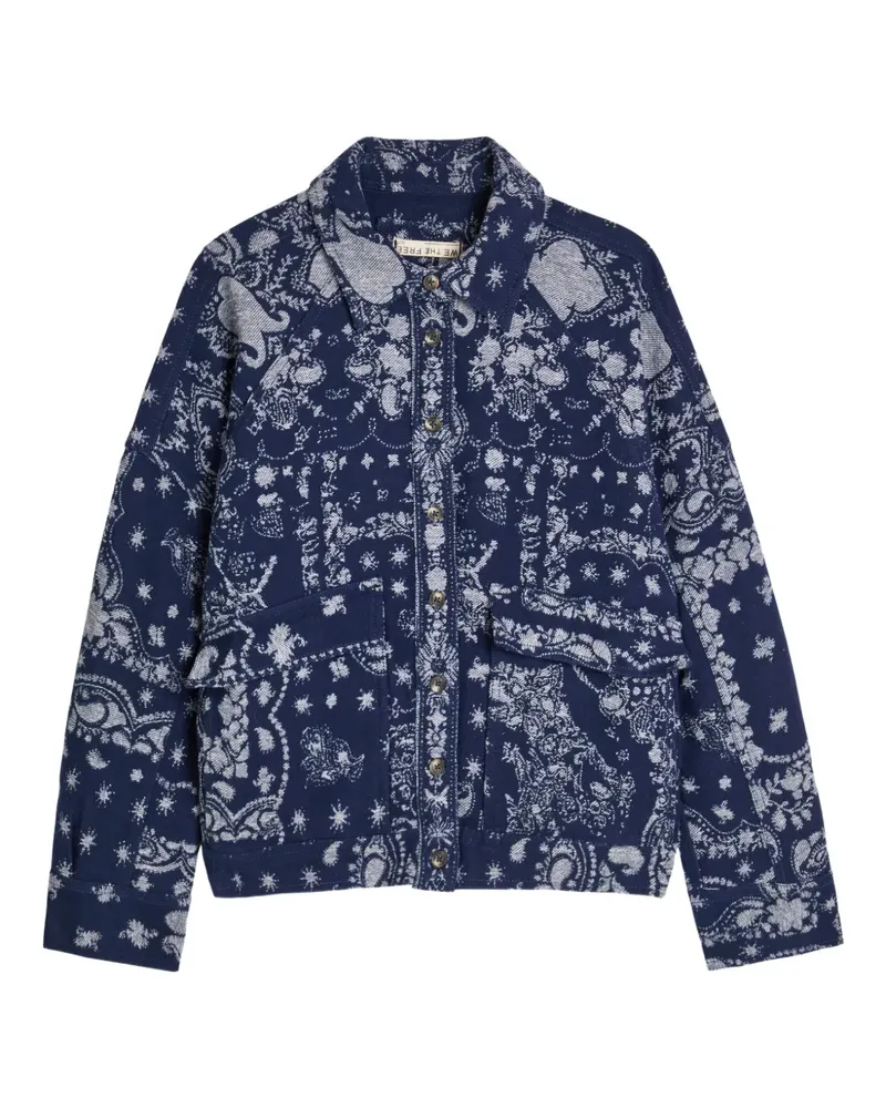 Free People buttoned jacket - Blau Blau