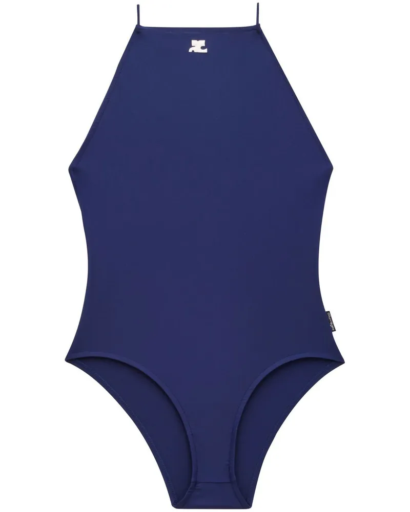 Courrèges Reedition Badeanzug - Blau Blau