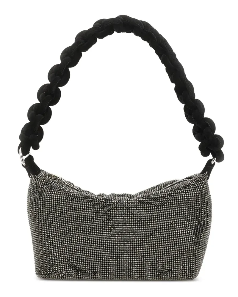 KARA knotted-handle tote bag - Silber Silber
