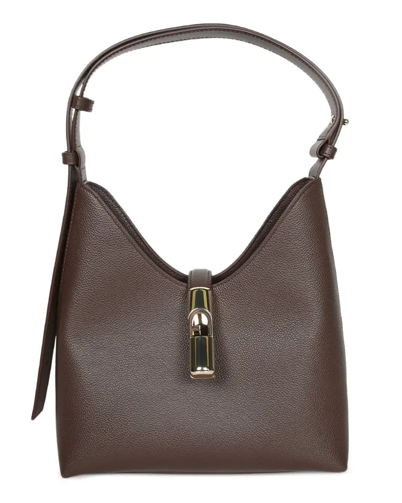 Furla Goccia S Schultertasche - Braun Braun