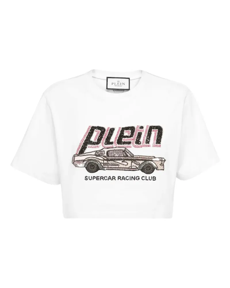 Philipp Plein Plein Car T-Shirt - Weiß Weiß