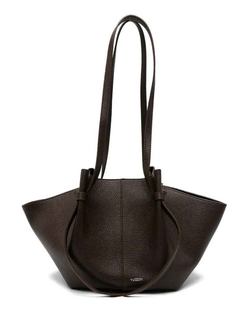 YUZEFI large Mochi tote bag - Braun Braun