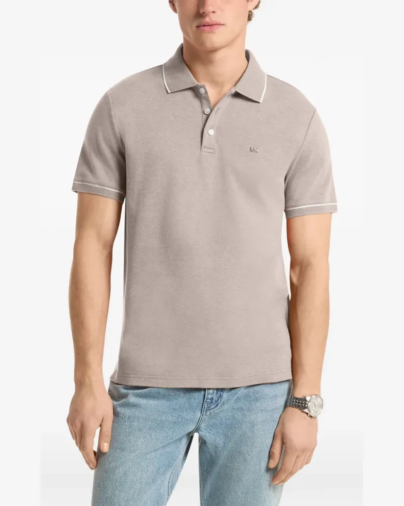 Michael Kors Gramercy cotton polo shirt - Nude Nude