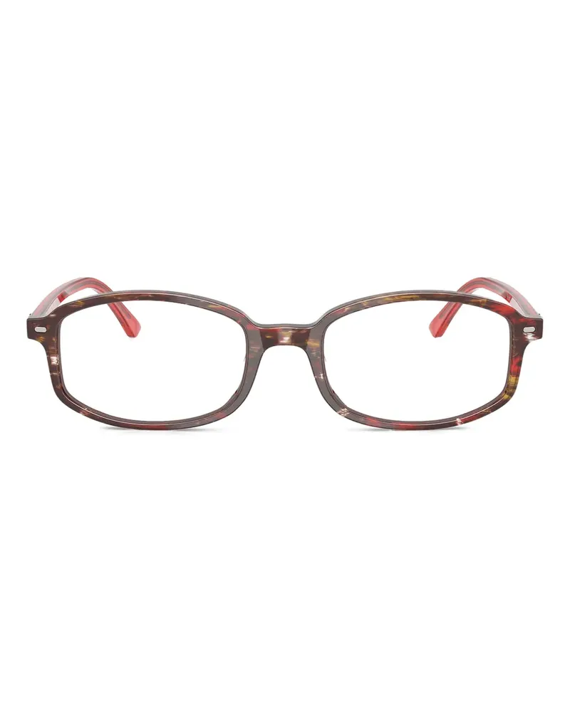 Ray Ban Brille mit eckigem Gestell - Braun Braun