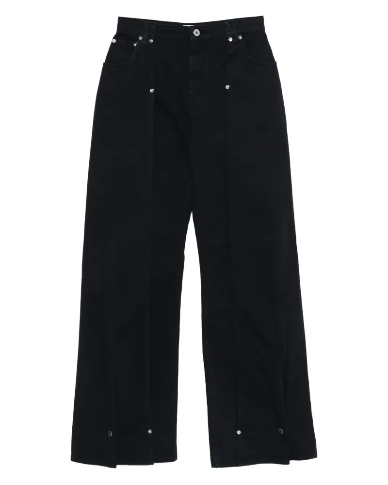 Jean Paul Gaultier Jeans mit Knopfverschluss - Blau Blau