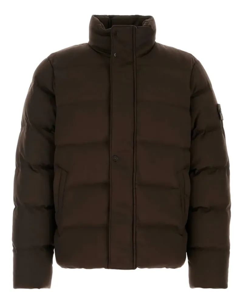 Stone Island Daunenjacke aus Wolle - Braun Braun