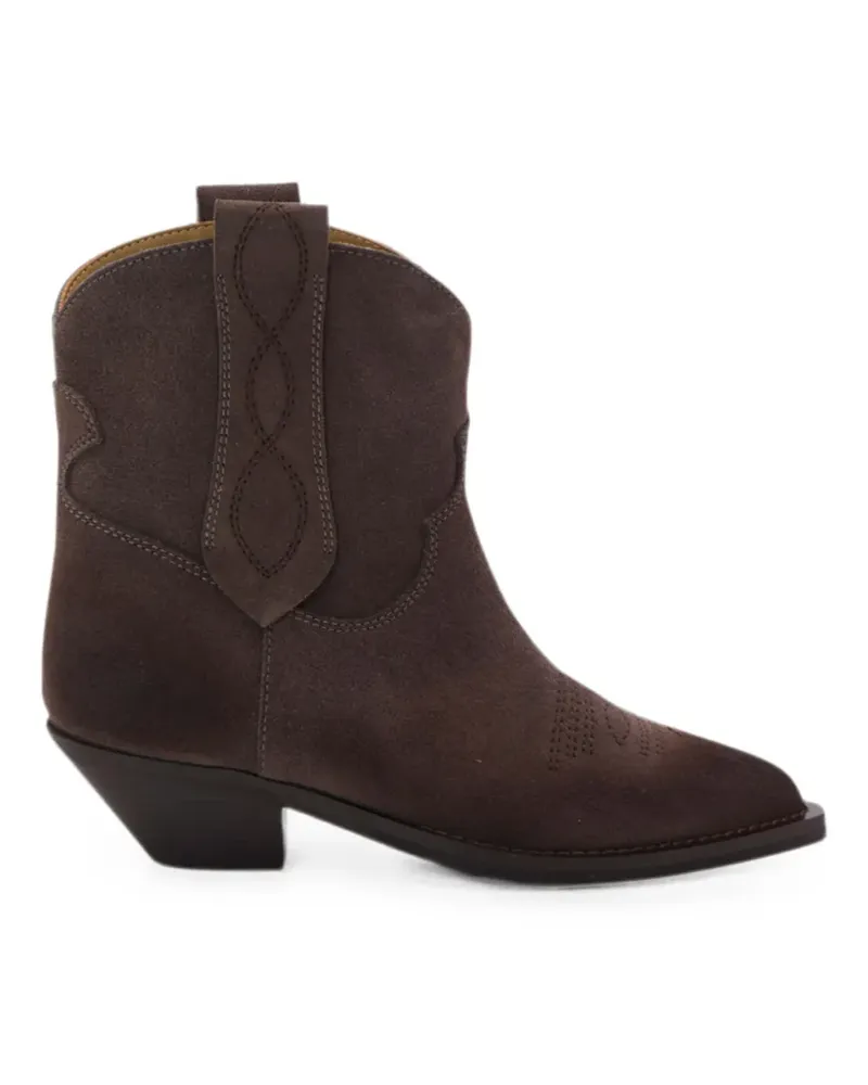 NOTABENE Arnette suede western boots - Braun Braun