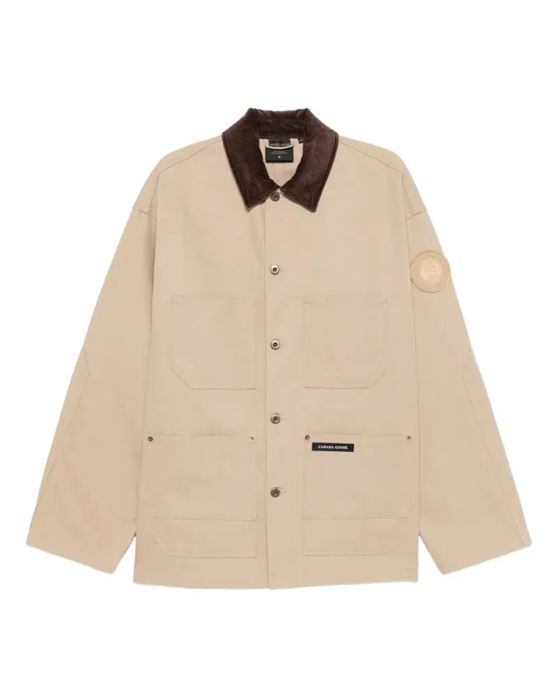 Canada Goose Beaumont corduroy-collar jacket - Nude Nude