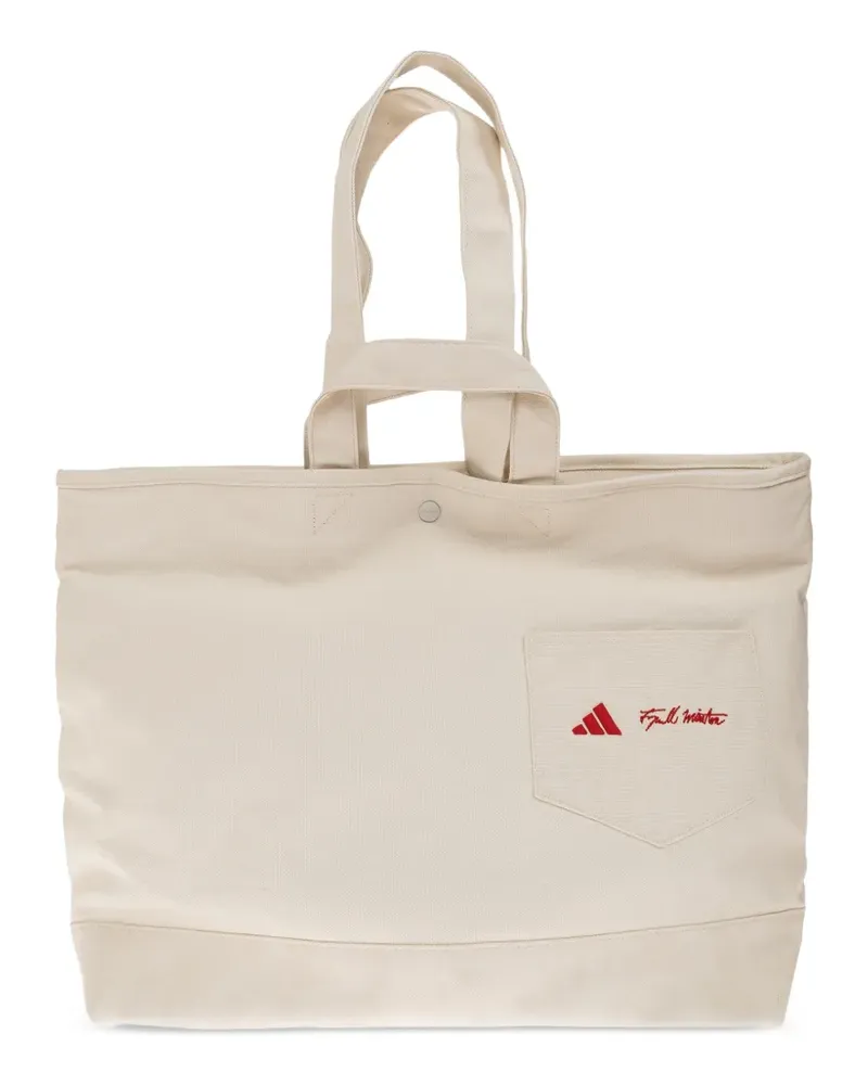 adidas x Tyrrell Winston Tote Bag mit Logo-Stickerei - Nude Nude