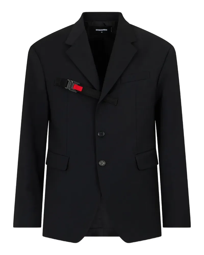 Dsquared2 Après Ski Blazer mit Schnallendetail - Schwarz Schwarz