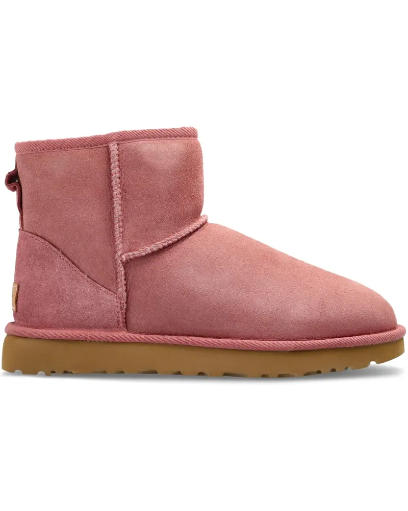 UGG Classic Mini II Stiefel aus Wildleder - Rosa Rosa