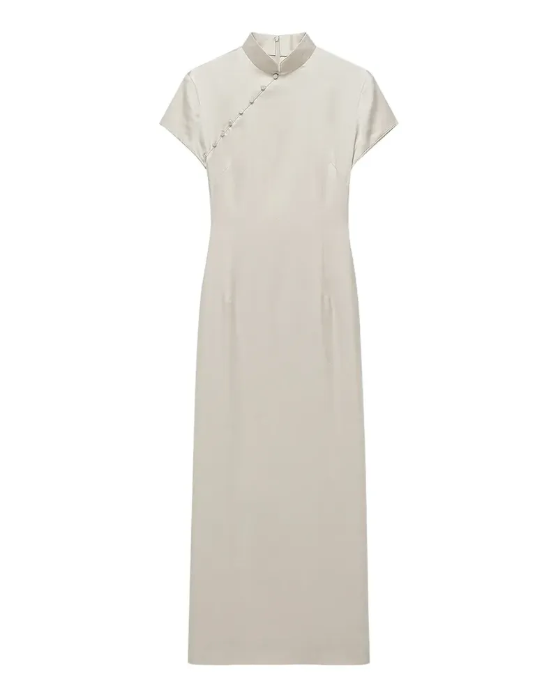 Shanghai Tang Qipao maxi dress - Silber Silber