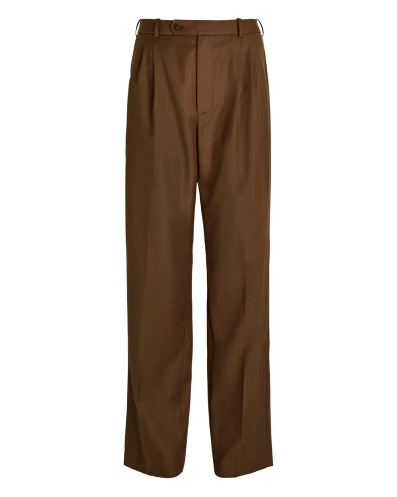 Ronny Kobo Soprano pleated trousers - Braun Braun