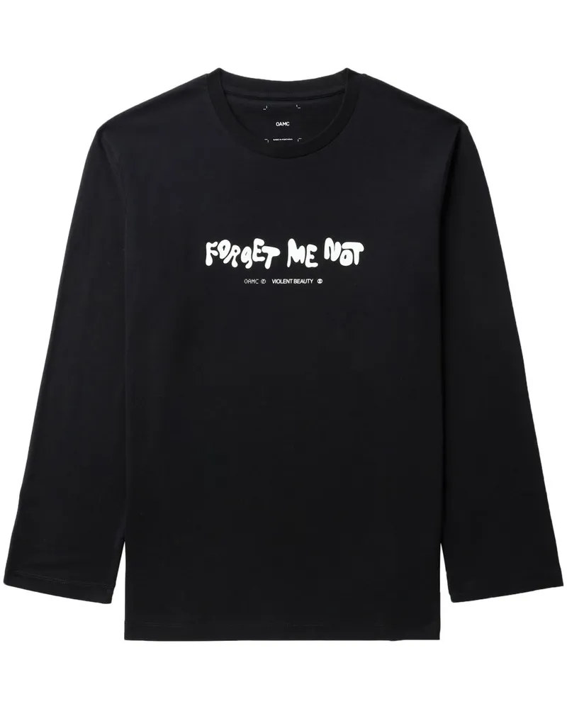 OAMC Hurricane T-Shirt - Schwarz Schwarz