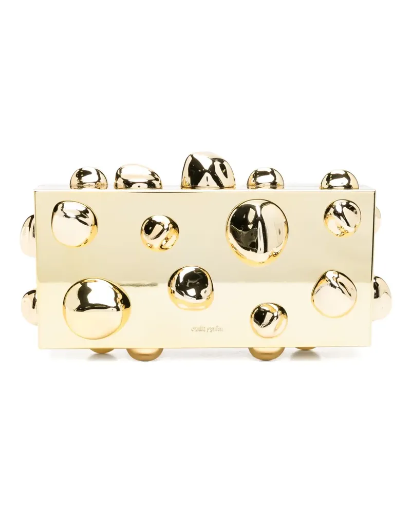 Cult Gaia Orbs Clutch mit Nieten - Gold Gold