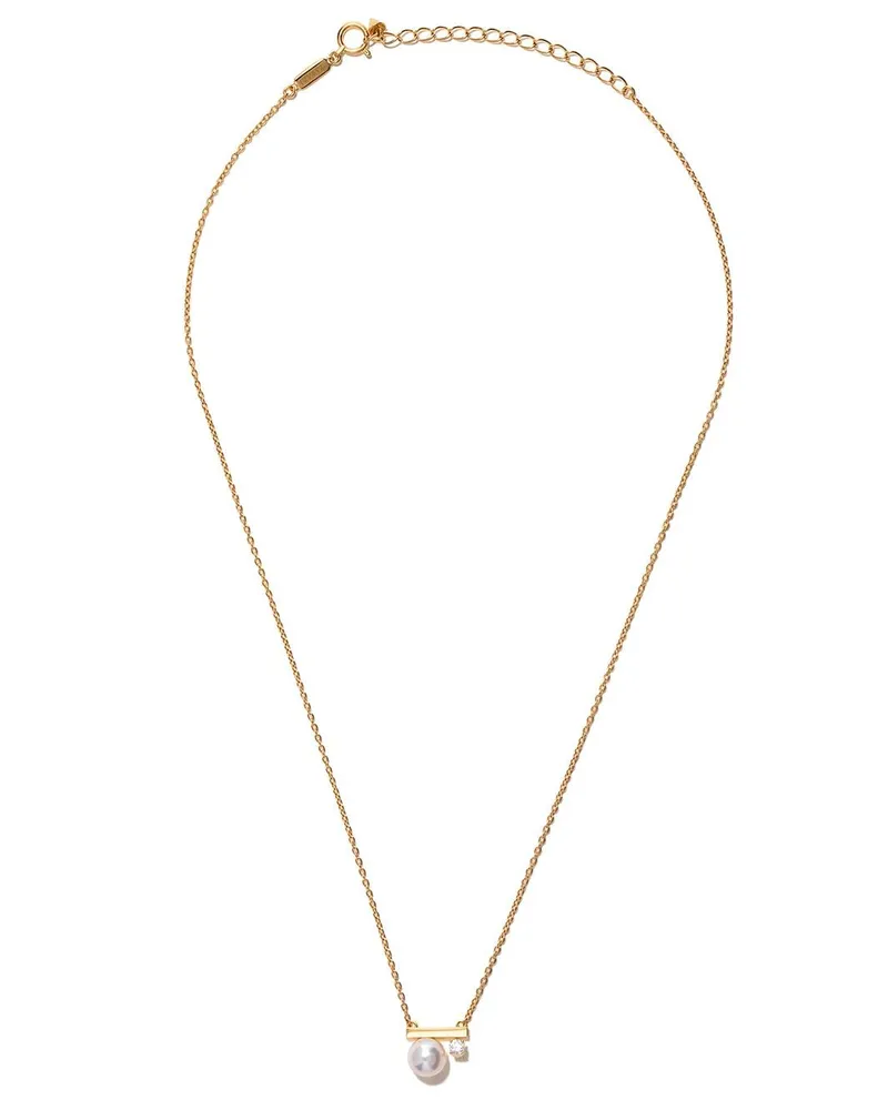 TASAKI 18kt Gelbgoldhalskette mit Diamanten - Metallic Metallic