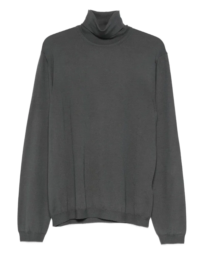 Giorgio Armani Oberteil mit Rollkragen - Grau Grau