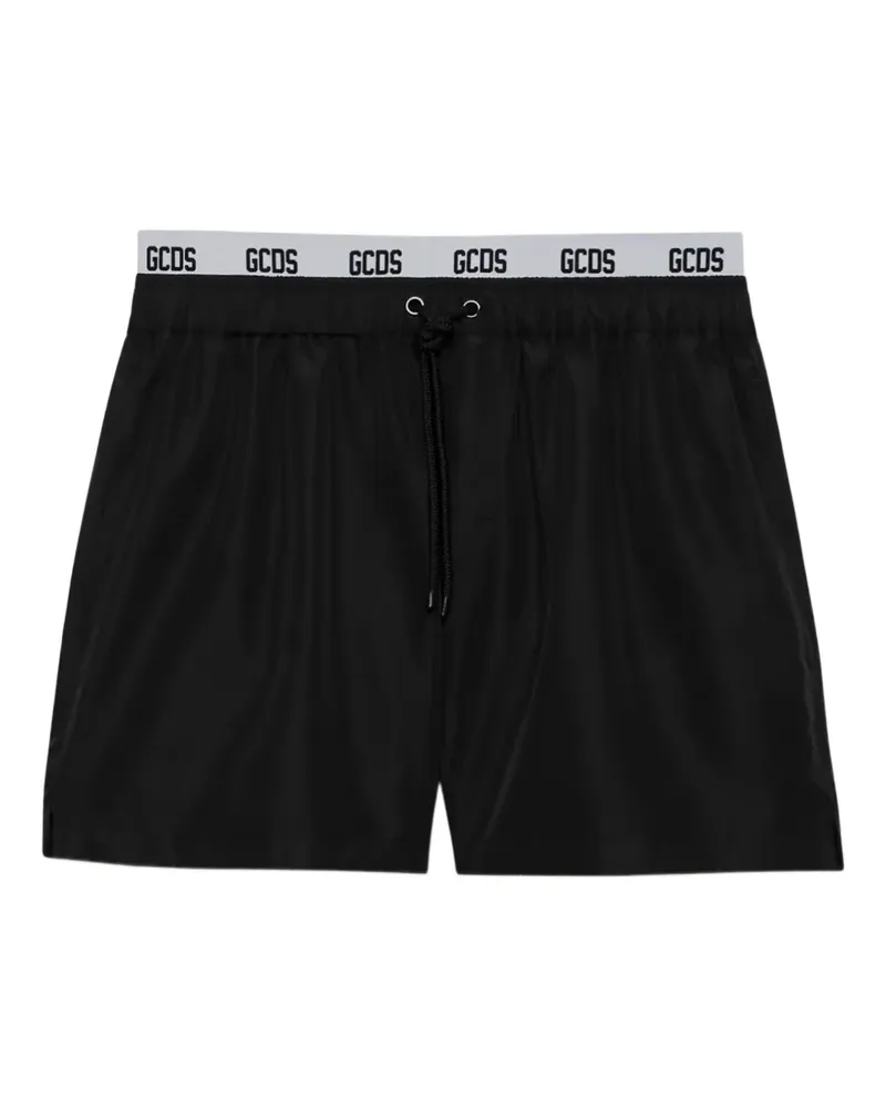 GCDS Essential Badeshorts - Schwarz Schwarz