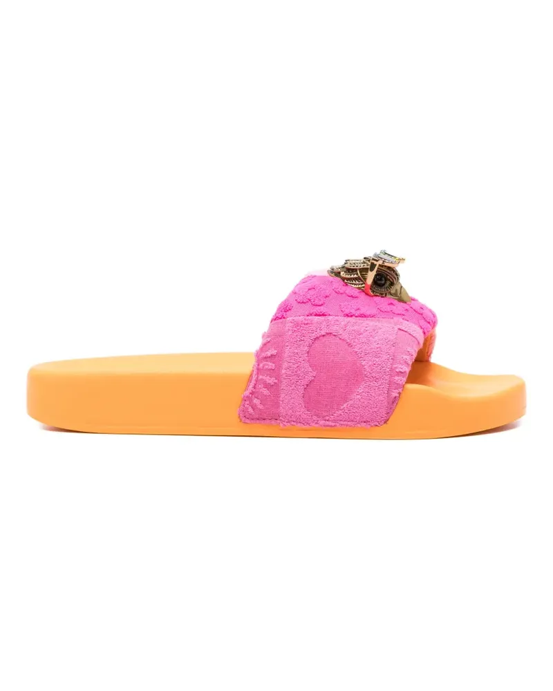 Kurt Geiger Meena Eagle heart-appliqué sandals - Rosa Rosa