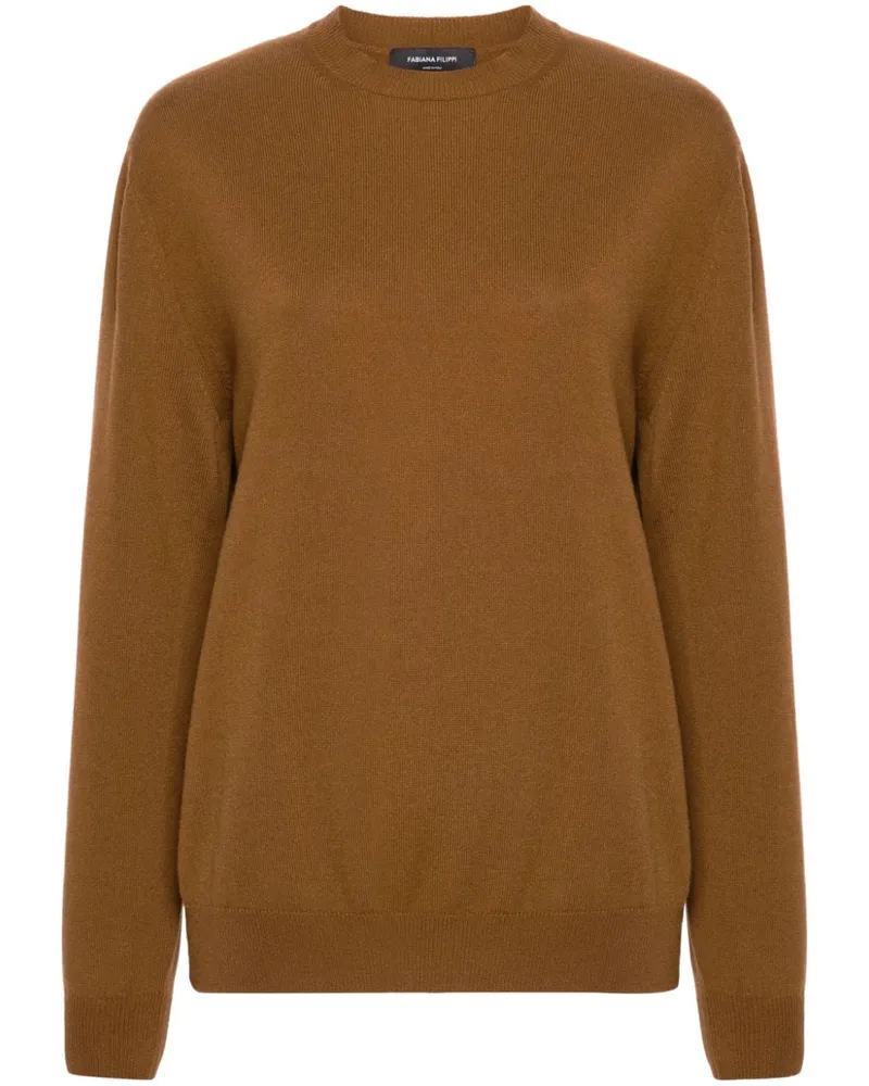 Fabiana Filippi Klassischer Kaschmirpullover - Braun Braun
