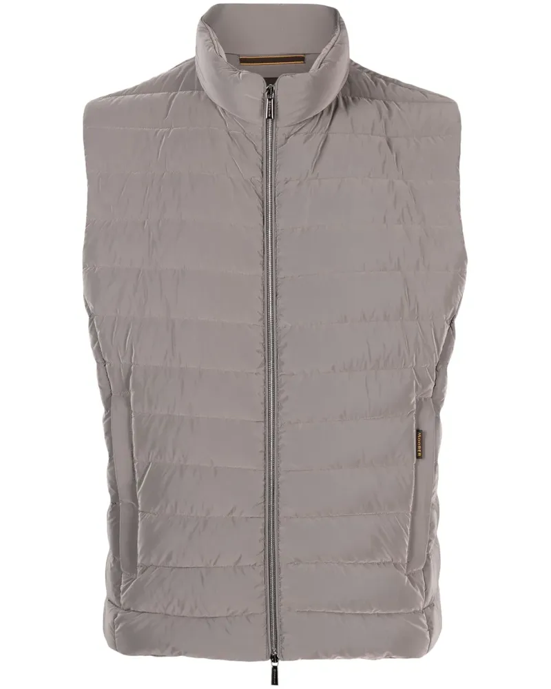 MOORER Weste mit reflektierendem Effekt - Grau Grau