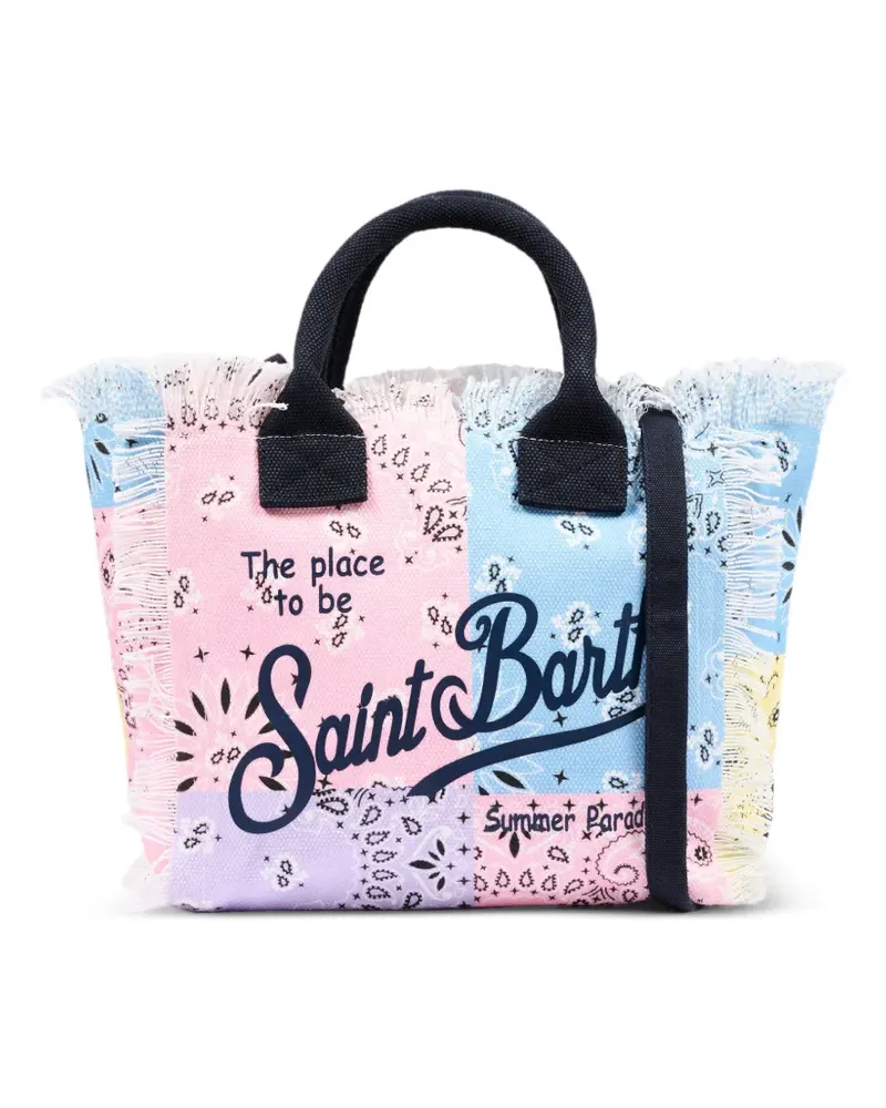 MC2 Saint Barth frayed-detail bag - Blau Blau