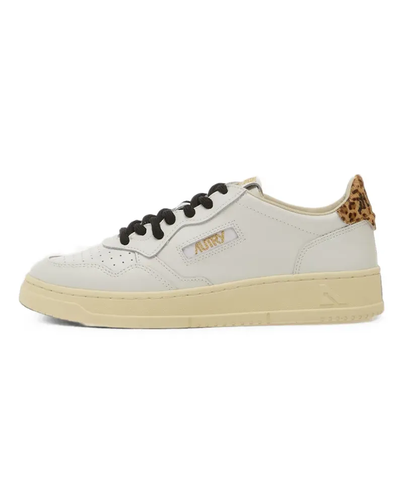 AUTRY Medalist leopard-print sneakers - Nude Nude