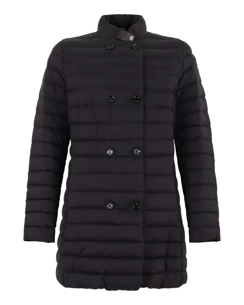 MOORER Doppelreihiger Berry-S3 Steppmantel - Schwarz Schwarz