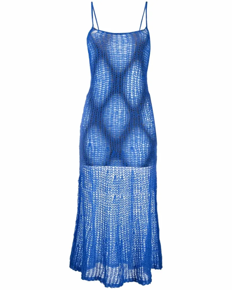 Diesel Ausgestelltes Strickkleid - Blau Blau
